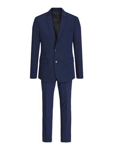 JACK&JONES JUNIOR Boy's JPRSOLAR Suit NOOS JNR Anzug, Medieval Blue, 164 von JACK & JONES