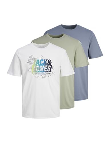 JACK&JONES JUNIOR Jcomap Summer Logo Teess Crew 3Pk Mp Jnr von JACK&JONES JUNIOR