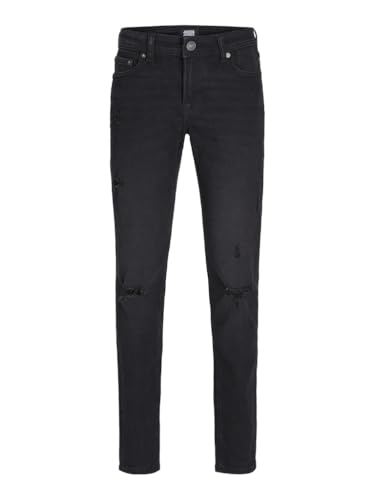 JACK&JONES JUNIOR Jungen JJIGLENN JJORIGINAL MF 004 W.B JNR Jeans, Black Denim, 146 cm von JACK&JONES JUNIOR