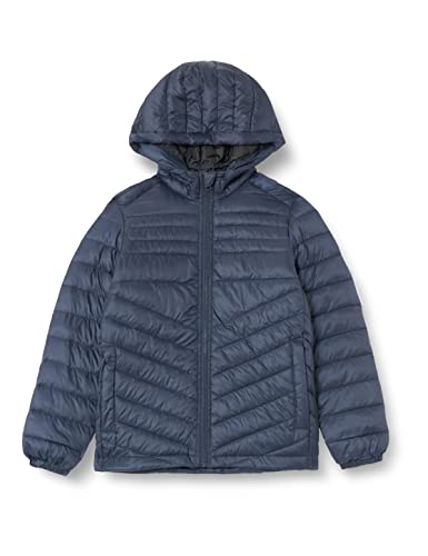 JACK&JONES JUNIOR Jungen JJEHERO Puffer Hood NOOS JNR Jacke, Navy Blazer/Detail:Print, 140 von JACK & JONES