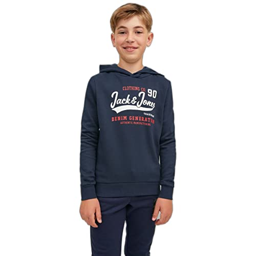 Jack & Jones Essentials Logo Hood 2 Hoodie Kinder - 128 von JACK & JONES