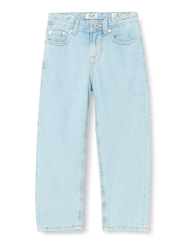 JACK&JONES JUNIOR Jungen JJICHRIS JJORIGINAL SQ 738 JNR Jeans, Blue Denim, 122 cm von JACK&JONES JUNIOR