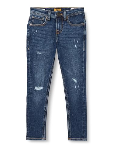 JACK&JONES JUNIOR Jungen Jjiglenn Jjoriginal Mf 851 Sn Jnr Jeans, Blue Denim, 128 EU von JACK&JONES JUNIOR