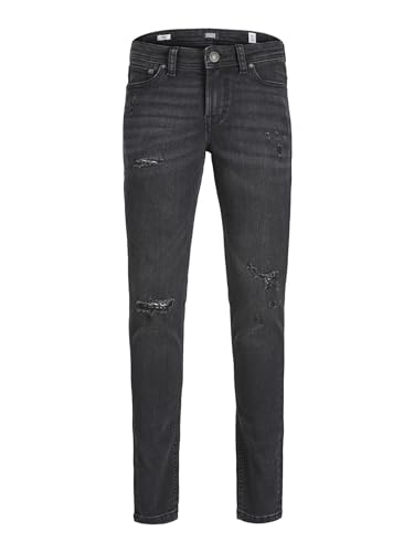 JACK&JONES JUNIOR Jungen Jjiglenn Jjoriginal Mf 852 Sn Jnr Jeans, Black Denim, 128 EU von JACK&JONES JUNIOR