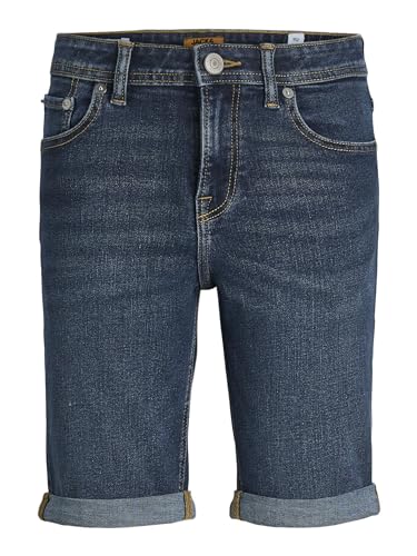 JACK&JONES JUNIOR Kid's JJIRICK JJORIGINAL MF 550 JNR SN Shorts, Blue Denim, 146 von JACK & JONES