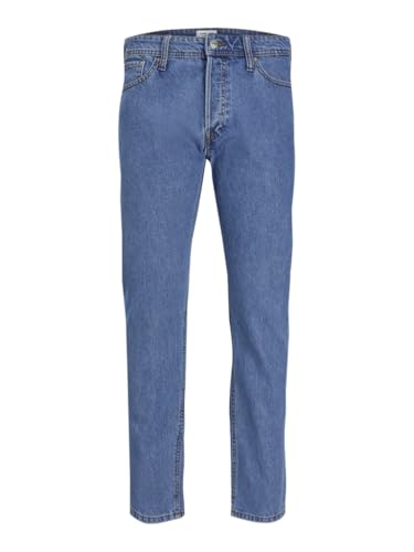 JACK&JONES PLUS Damen JJICHRIS JJORIGINAL SQ 735 PLS Hose, Blue Denim, 44W x 30L von JACK&JONES PLUS