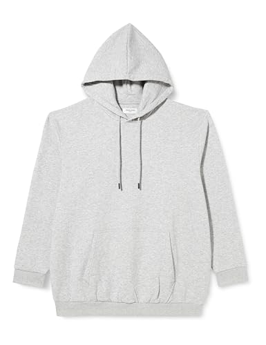 Jack & Jones Herren Jjebradley Sweat Hood Noos Pls Kapuzenpullover, Light Grey Melange, 3XL Große Größen von JACK & JONES