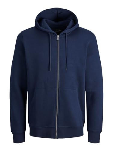 Jack & Jones Herren Jjebradley Zip Hood Noos Pls Sweatshirt-Jacke, Marine, 5XL Große Größen EU Jack & Jones Herren Jjebradley Zip Hood Noos Pls Sweatshirt-Jacke, Marine, 5XL Große Größen EU von JACK & JONES