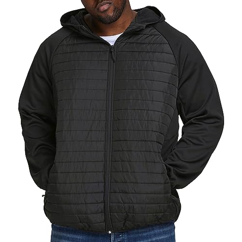 JACK&JONES PLUS Herren JJEMULTI Quilted Jacket PS NOOS Jacke, Black/Detail:Set-IN Sleeves, 6X_l von JACK & JONES