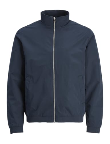 JACK&JONES PLUS Herren JJROY Harrington Bomber PLS Bomberjacke, Navy Blazer, 3XL von JACK&JONES PLUS