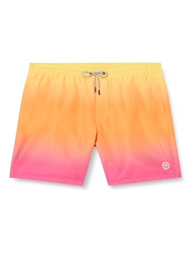 JACK&JONES PLUS Herren JPSTFIJI JJSWIM DIP DYE LY PLS Badeshorts, High Visibility, 48 von JACK&JONES PLUS