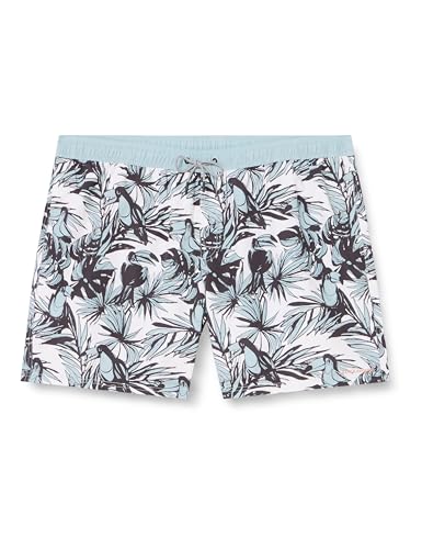 JACK&JONES PLUS Herren JPSTFIJI JJSWIM Plain WB LY PLS Badeshorts, Gray Mist, 48 von JACK&JONES PLUS