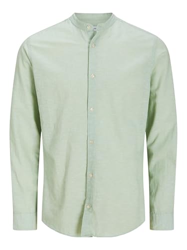JACK&JONES PLUS Herren Jjebreeze Band Shirt Sn Pls Langarmhemd, Iceberg Green, 5XL Große Größen EU von JACK&JONES PLUS