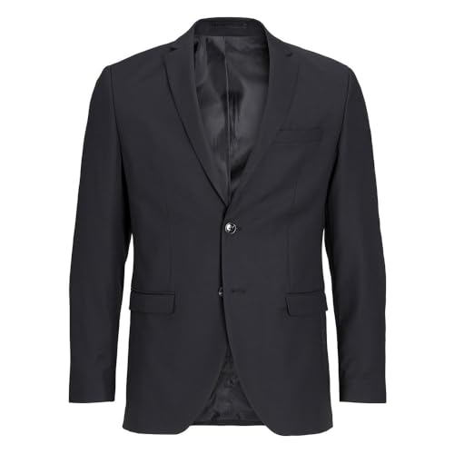 JACK&JONES PLUS Herren Jprsolaris Blazer Noos Pls Anzugjacke, Schwarz, 68 EU von JACK&JONES PLUS