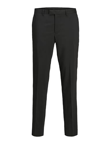 JACK&JONES PLUS Herren Jprfranco Trouser Ps Noos Anzughose, Schwarz, 64 Große Größen EU von JACK&JONES PLUS