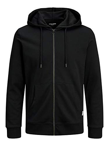 JACK&JONES PLUS Men's JJEBASIC Sweat Zip Hood NOOS PS, Black, 2XL JACK&JONES PLUS Men's JJEBASIC Sweat Zip Hood NOOS PS, Black, 2XL von JACK & JONES