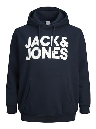 JACK & JONES Hoodie Kapuzen Sweater Pullover Basic Sweatshirt Plus Size von JACK & JONES