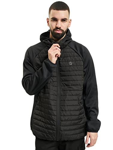 JACK & JONES PLUS Men's JJEMULTI Quilted Jacket PS NOOS Gesteppt, Black, 2XL von JACK & JONES