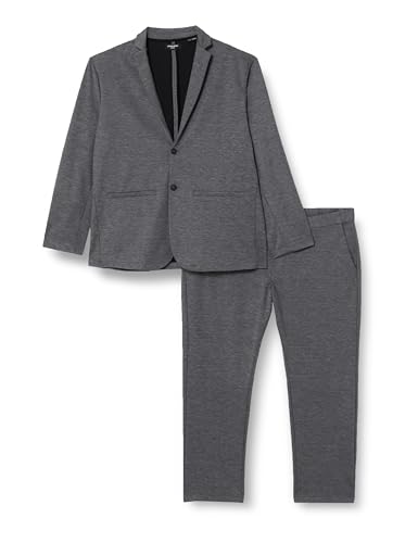 JACK&JONES PLUS Men's JPRBLABECK Suit PLS Anzug, Grey Melange, 3XL von JACK&JONES PLUS