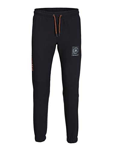 JACK & JONES PLUS Men's JPSTWILL JJFILO Sweat Pants FB PLS Jogginghose, Black, 42 von JACK & JONES PLUS