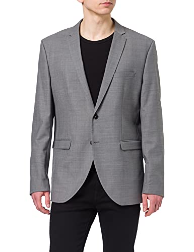 Jack & Jones Herren JPRSOLARIS BLAZER NOOS Blazer, Light Grey Melange, 46 von JACK & JONES