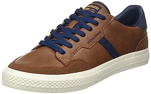 ACK & Jones Herren JFWMORDEN PU Combo 2.5 Sneaker, Cognac, 44 EU von JACK & JONES