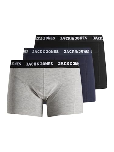 JACK & JONES Male Boxershorts 3er-Pack Boxershorts von JACK & JONES