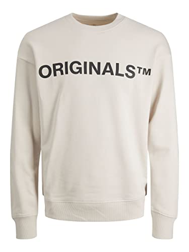 Herren Jack & Jones Basic Sweater | Langarm Shirt Rundhals Pullover | Warmer Jumper ohne Kapuze JORCLEAN, Farben:Sand, Größe Pullover:L Herren Jack & Jones Basic Sweater | Langarm Shirt Rundhals Pullover | Warmer Jumper ohne Kapuze JORCLEAN, Farben:Sand, Größe Pullover:L von JACK & JONES