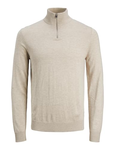 JACK & JONES Emil Knit Half Zip Pullover Herren - M von JACK & JONES