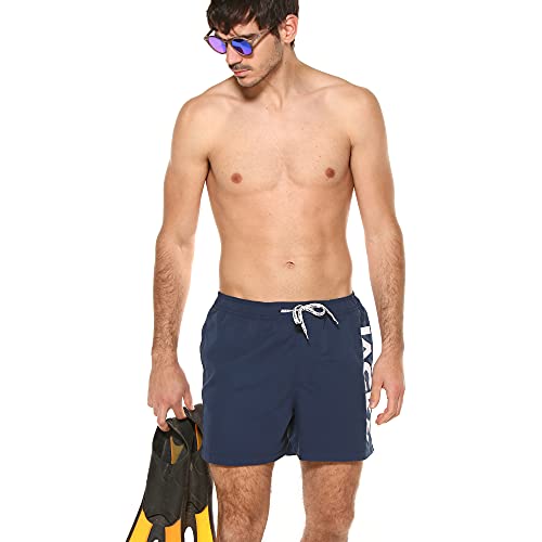 Jack & Jones Herren JJICALI JJSWIM Shorts AKM Jones STS Schwimmshirt, Blau (Medieval Blue Medieval Blue), Small (Herstellergröße:S) von JACK & JONES