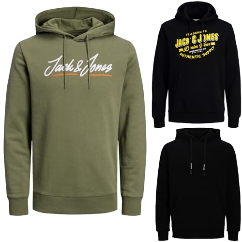 JACK & JONES " 2er / 3er Pack Größe S Kapuzenpullover T-Shirt Hoodie Sweat Herren Male Teenager Kinder Small (S, Paket 26) von JACK & JONES