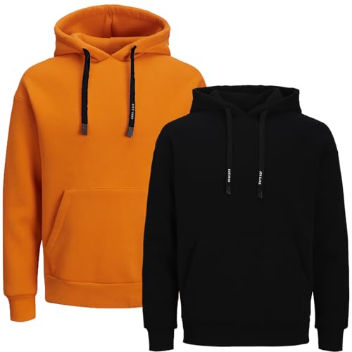 JACK & JONES " 2er / 3er Pack Größe S Kapuzenpullover T-Shirt Hoodie Sweat Herren Male Teenager Kinder Small (S, Paket 27) von JACK & JONES