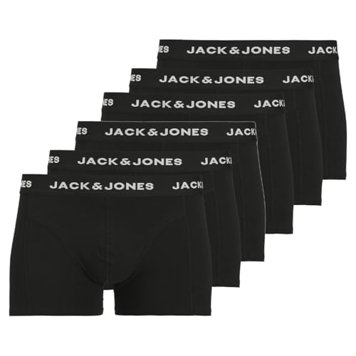 JACK & JONES - Anthony - Retro Short/Pant - 6er Pack (L Schwarz) von JACK & JONES