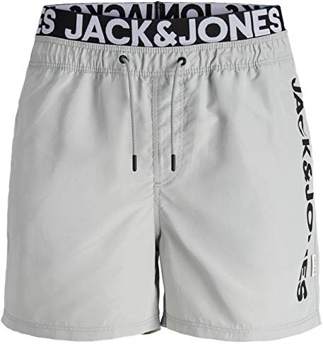 JACK & JONES Aruba Swim Shorts Herren Badehose, Farbe:Belgian Block (Logo), Größe:M von JACK & JONES