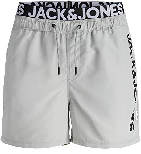 JACK & JONES Aruba Swim Shorts Herren Badehose, Farbe:Belgian Block (Logo), Größe:XS von JACK & JONES