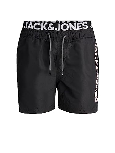 JACK & JONES Aruba Swim Shorts Herren Badehose, Farbe:Black Beauty, Größe:XXXL von JACK & JONES