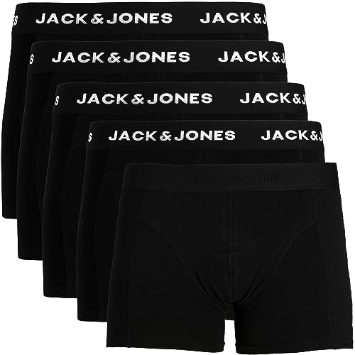 JACK & JONES Boxershorts 5er Pack Herren Plus Big Size Übergröße Kep11 Trunks Shorts Baumwoll Mix Unterhose 3XL 4XL 5XL 6XL 7XL 8XL (4XL, 5er Pack Bunt #47) von JACK & JONES