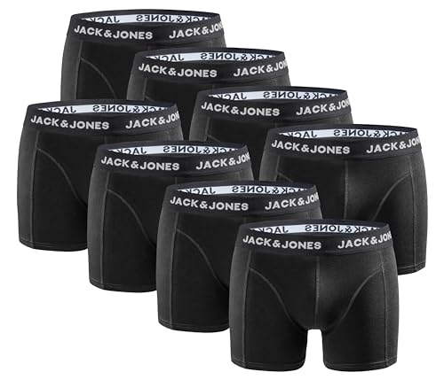 JACK & JONES Herren JACPUT Trunks 8 Pack 12259926, Black/Mix 1, L von JACK & JONES