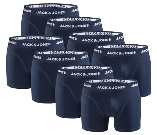 JACK & JONES Herren JACPUT Trunks 8 Pack 12259926, Navy Blazer/Mix 5, L von JACK & JONES