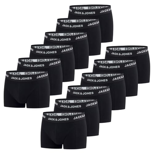 JACK & JONES Boxershorts Herren 12er Pack JACJEANS Trunks Basic Boxer Stretch Unterhosen Unterwäsche Retroshorts Set Baumwolle, Größe:XXL, Farbe:Farbmix 6 JACK & JONES Boxershorts Herren 12er Pack JACJEANS Trunks Basic Boxer Stretch Unterhosen Unterwäsche Retroshorts Set Baumwolle, Größe:XXL, Farbe:Farbmix 6 von JACK & JONES