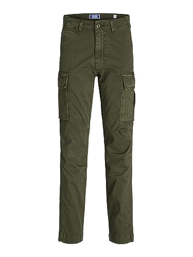 JACK & JONES Jungen Jpstace Jjtucker AMA Jnr Cargohose, Olive Night, 164 von JACK & JONES