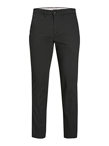 JACK&JONES Damen JPSTOLLIE JJDAVE Chino Hose, Black, 32W x 36L von JACK & JONES