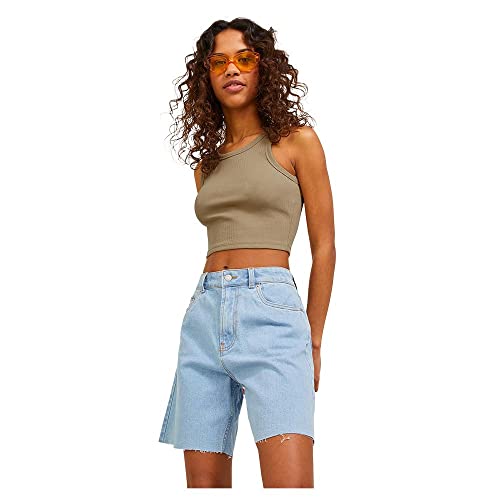 Jack & Jones Damen JXFALLON STR SL Rib TOP JRS NOOS Tanktop, Incense, XL von JACK & JONES