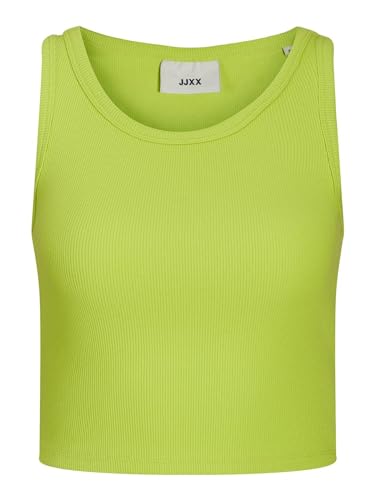 JACK & JONES Damen JXFALLON STR SL Rib TOP JRS NOOS Tanktop, Lime Punch, S von JJXX