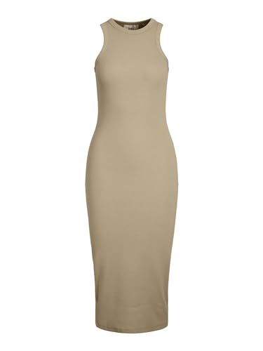 JACK&JONES Damen JXFOREST STR SL Rib Dress JRS SN Kleid, Incense, L von JACK & JONES