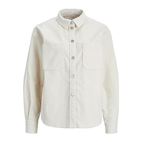Jack & Jones Damen Jxgelly New RLX Cord Overshirt Sn Jacke, Bone White, M von JJXX