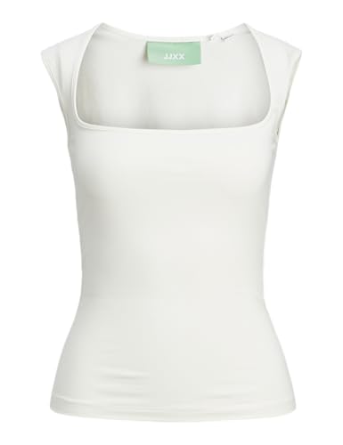 JJXX Damen JXISABELLA Gigi STR SL JRS NOOS Top, Vanilla Ice, XS von JJXX