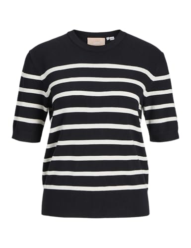 JJXX Damen JXLAYLA SS Knit Pullover, Schwarz, Large von JJXX