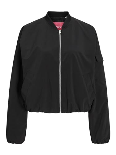 JACK&JONES Damen JXLEILA Bomber Jacket OTW NOOS Bomberjacke, Schwarz, S von JACK & JONES