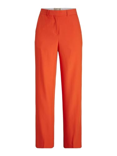 JACK&JONES Damen JXMARY HW Pant PNT NOOS Hose, Poinciana, 24W / 32L von JACK & JONES